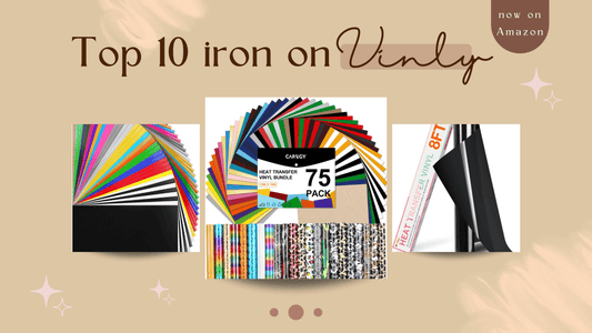 Top 10 iron on Vinyl for Cricut on Amazon