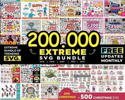 200K Extreme Bundle - HandSVG