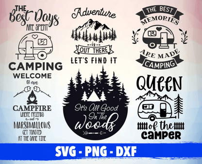 CAMPING SVG BUNDLE 100+