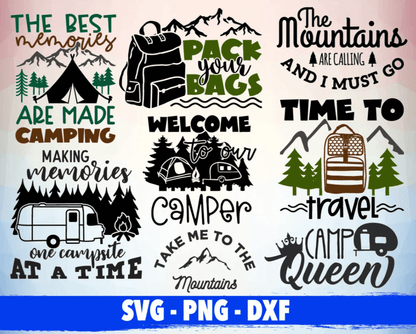 CAMPING SVG BUNDLE 100+