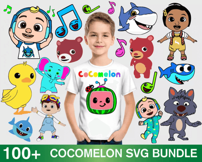 COCOMELON SVG BUNDLE 100+