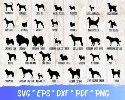 DOG SVG BUNDLE 200+