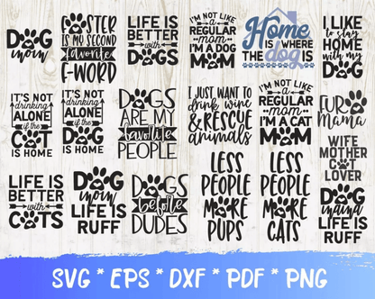 DOG SVG BUNDLE 200+