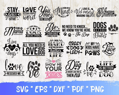 DOG SVG BUNDLE 200+