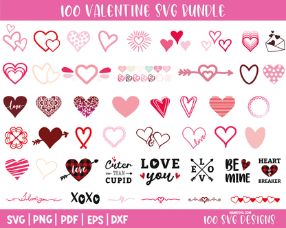 100+ Happy Valentines Svg, Trending Svg, Happy Valentines, Happy Valentines Day 100