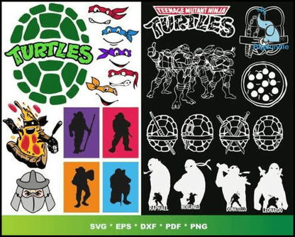 1000+ Ninja Turtles SVG Bundle, Disney svg