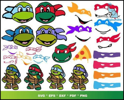 1000+ Ninja Turtles SVG Bundle, Disney svg