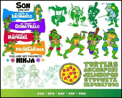 1000+ Ninja Turtles SVG Bundle, Disney svg