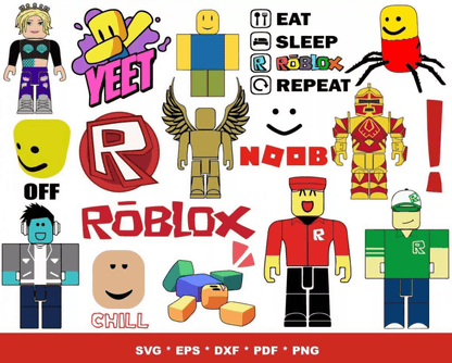 ROBLOX SVG BUNDLE 200+